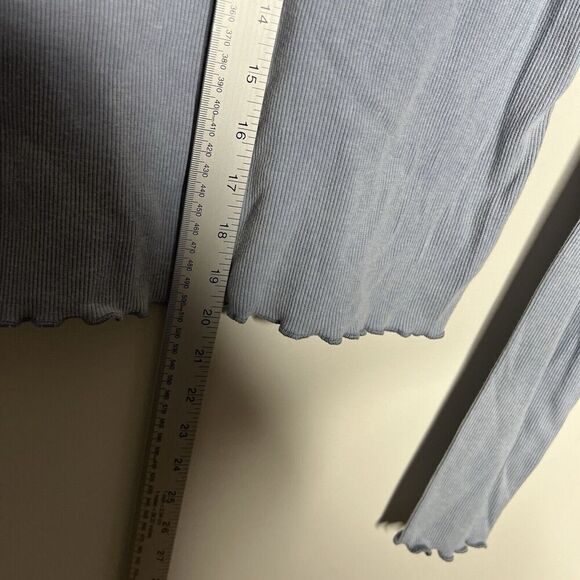 Cut And Paste Top Womens Medium Cropped Lettuce Hem Retro Celestial Fairy Grunge - Picture 7 of 8